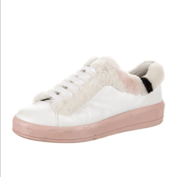 Prada sneakers with white Sherpa. - Picture 1 of 6